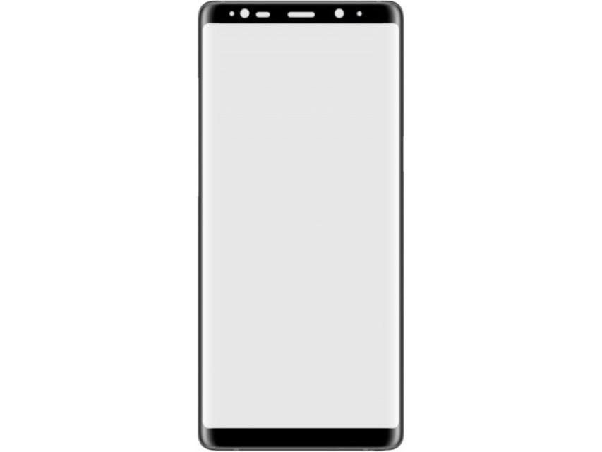 3D Glas Galaxy Note 8 - Black